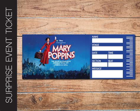 MARY POPPINS Tickets .